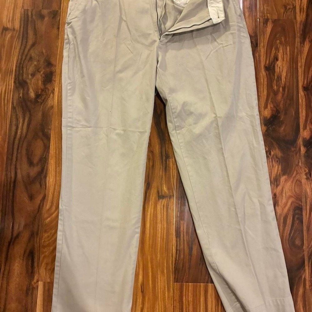 Polo Ralph Lauren Classic Chino Khaki Pants Mens Straight Leg Light Tan
